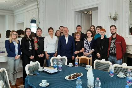 Среща със студенти и преподаватели от специалността „Българска филология“ в университета “Eötvös Loránd” в Будапеща